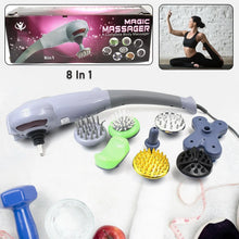 Electric 8 In 1 Full Body Massager, Magic Massager (1 Set) - justgrabit.in | Just Grab It