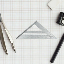 Double - Sided 45° Triangle Ruler – 7 - Inch Aluminum Alloy Rafter Square for Home & Industrial Use - Justgrabit Inc.