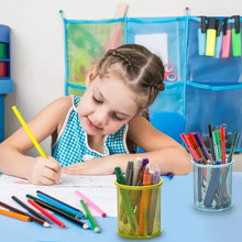 Metal Mesh Pen Holder for Desk (1 Pc): Pen Stand, Pencil Organizer, Stationery Storage - Justgrabit Inc.
