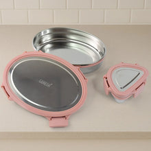 Ganesh Classy 2 - Piece Stainless Steel Lunch Box Set - Justgrabit Inc.