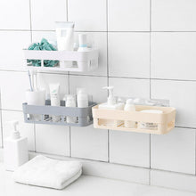 ABS Plastic Shower Corner Caddy Shelf with Wall - Mounted Suction Cup - justgrabit.in | Just Grab It