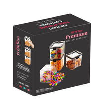 4Pc Square Container 700Ml Used For Storing Types Of Food Stuffs And Items. - Justgrabit Inc.