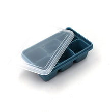 6 Grid Silicone Ice Tray Used In All Kinds Of Places Like Household Kitchens For Making Ice From Water And Various Things And All With Color Box (1 Pc) - Justgrabit Inc.