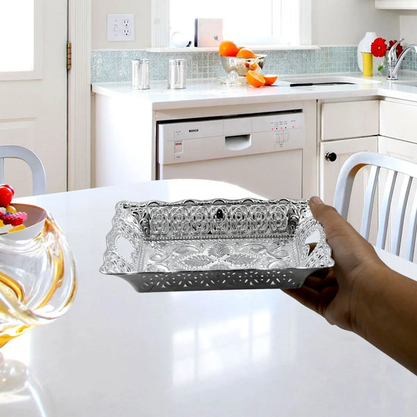 Decorative Mukhwas & Dry Fruit Serving Tray – Fancy Candy Plate - Justgrabit Inc.