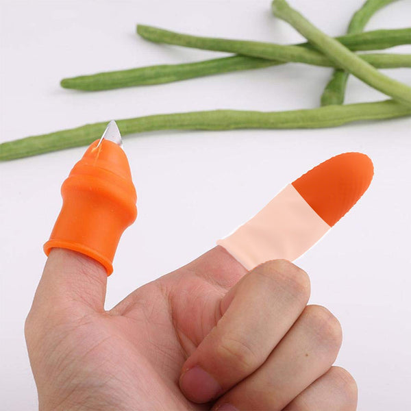 5 - Piece Vegetable Thumb Cutter Set with Sharp Blades - justgrabit.in | Just Grab It