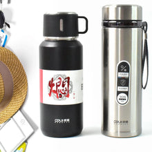 Stainless Steel Vacuum Insulated Water Bottle – 900ML Approx, Leak - Proof, Wide Mouth with Hanging Strap (Mix Color) - Justgrabit Inc.