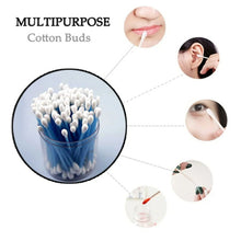 Small Cotton Buds for ear cleaning, soft and natural cotton swabs (100 per pack) - Justgrabit Inc.