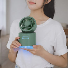 Mini Desktop Cooling Fan with Humidifier Spray - justgrabit.in | Just Grab It