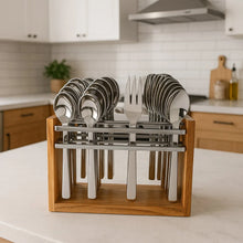 Apex Premium Stainless Steel Cutlery Set (24 Pc) - Justgrabit Inc.