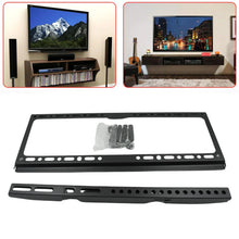 TV Wall Bracket Mount Slim Monitor Stand for 26 x 63, LCD LED 3D plasma Flat TVs Full Motion Heavy - Duty Wall Bracket, Sturdy and Strong Flat Screen Design TV Wall Mount (46cmx20cm) - Justgrabit Inc.
