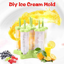 Plastic Ice Cream Molds with Lid (1 Set / 6 Pc) - Justgrabit Inc.