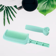 Plastic Hair Comb with Heart - Shaped Handle (1 Pc) - justgrabit.in | Just Grab It