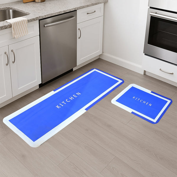 Premium Anti - Slip Kitchen Floor Mat (1 Set) - justgrabit.in | Just Grab It