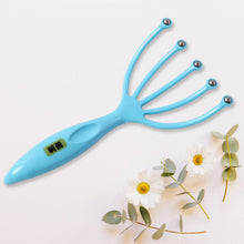 Handheld Five - Finger Head Massager with Rolling Ball Tips (1 Pc) - justgrabit.in | Just Grab It