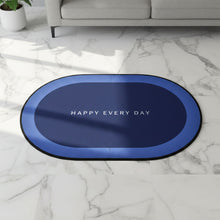 Anti slip Oval Mat, Super Absorbent Floor Mat, Bath Mat, Soft Carpet , bathmat - justgrabit.in | Just Grab It