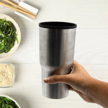 STAINLESS STEEL VACUUM GLASS INSULATED GLASS COFFEE CUPS DOUBLE WALLED TRAVEL MUG, CAR COFFEE MUG, Tumbler (Without Lid) - justgrabit.in | Just Grab It