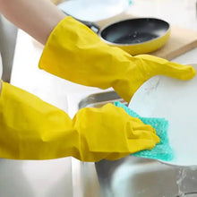 Multipurpose Rubber Cleaning Gloves: Reusable, Wet & Dry Use (1 Pair) - Justgrabit Inc.