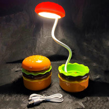 Burger Delight: Folding LED Night Lamp (1 Pc) - justgrabit.in | Just Grab It