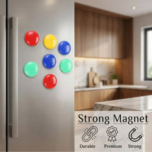 Colorful Round Refrigerator Magnets Set (12 Pc Set) - justgrabit.in | Just Grab It