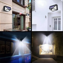 Outdoor Solar Lamp 100 LED Solar Light PIR Motion Sensor Wall Light ( 1 Pc) - justgrabit.in | Just Grab It