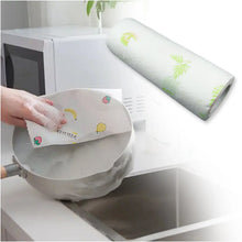 Non Woven Reusable and Washable Kitchen Printed Tissue Roll Non - stick Oil Absorbing Paper Roll Kitchen Special Paper Towel Wipe Paper Dish Cloth Cleaning Cloth 40 sheets / Pulls - Justgrabit Inc.