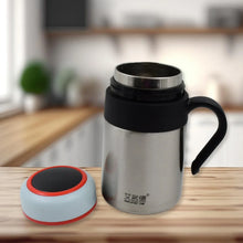 Stainless Steel Mug / Bottle Vacuum Insulated Cup With Handle & Small Cup, Tumbler (420 ML) - justgrabit.in | Just Grab It