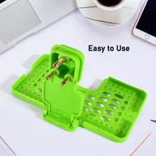 Multi - Purpose Wall Holder Stand for Charging Mobile, Just Fit in Socket and Hang (Mix Color / 1 pc) - Justgrabit Inc.