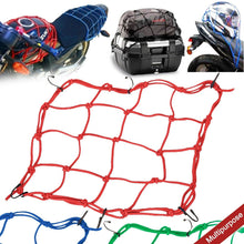 Heavy - Duty Elastic Bungee Cargo Net Mesh Holder - 4 Adjustable Hooks for Motorcycle - justgrabit.in | Just Grab It