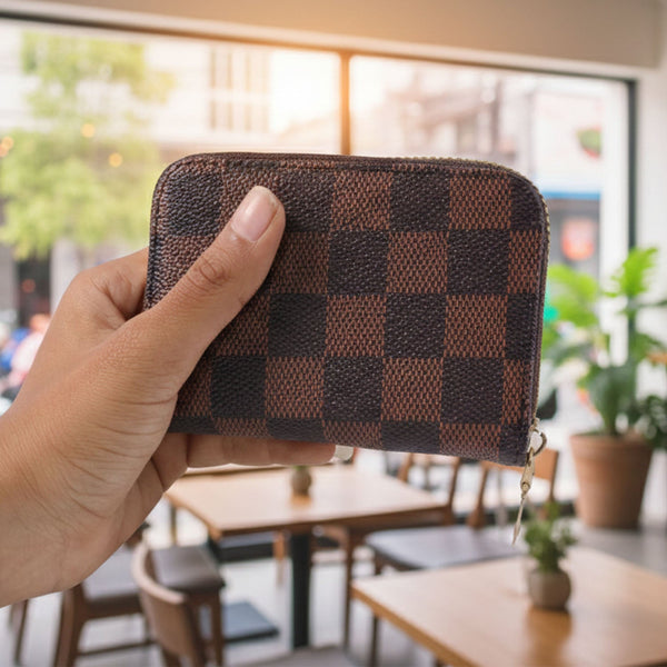 Zip Card Holder Wallet – Multi Card Organizer Case (1 Pc) - justgrabit.in | Just Grab It