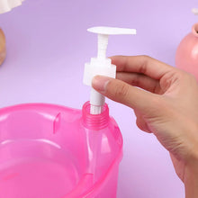 2 - in - 1 Double Layer Liquid Soap Dispenser with Pump & Sponge – Practical Kitchen & Hotel Sink Soap Pump Bottle (Rectangle) - Justgrabit Inc.
