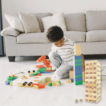 Numbered Wooden Tumbling Tower Game Set - justgrabit.in | Just Grab It