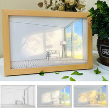 LED NightPainting Decoration Picture Frame Light (1 Pc / 20×15 CM) - justgrabit.in | Just Grab It