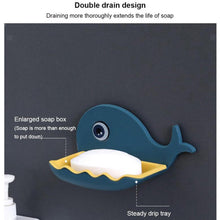 Fish Shape Wall - Mounted Double Layer Soap Holder for Bathroom & Kitchen - justgrabit.in | Just Grab It