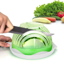 2 In 1 Salad Cutter Bowl with Lemon Squeezer Citrus Juicer (1 Pc) - Justgrabit Inc.