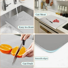 Premium Stainless Steel Anti - Bacterial Chopping Board for Kitchen (1 Pc) - Justgrabit Inc.