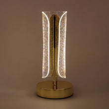 Luxury Tall Cylindrical Crystal Table Lamp (1 Pc) - justgrabit.in | Just Grab It