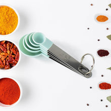 Stainless Steel and Plastics Measuring Spoon (Set of 5 Pc) - justgrabit.in | Just Grab It