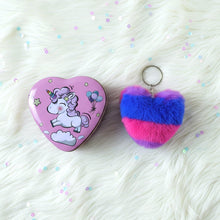 Heart Shape Gift Box & Plush Keychain (2 Pc) - justgrabit.in | Just Grab It
