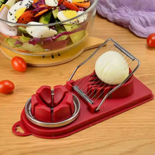 2 In 1 Egg Slicer, Egg Cutter For Hard Boiled Eggs (1 Pc) - justgrabit.in | Just Grab It