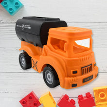 Tanker Truck Toys for Kids, friction power Vehicles Toy Truck, Plastic Truck, Friction Power Toy Trucks For Boys Girls, & Kids (1 Pc / Mix Color) - Justgrabit Inc.