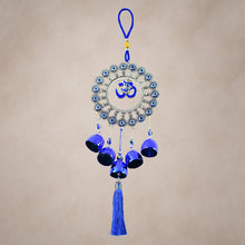 Decorative OM Evil Eye Wind Chime Wall Hanging (Mix Desin & 1 Pc) - justgrabit.in | Just Grab It