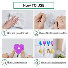Love Shape Self Adhesive Hooks - Justgrabit Inc.