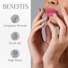 OG Beauty Silver Moonlight Starlet Glitter Nail Paint (10 ML / 1 Pc) - justgrabit.in | Just Grab It
