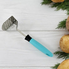 Apex L - Handle Stainless Steel Potato Masher Ergonomic Grip (1 Pc) - Justgrabit Inc.