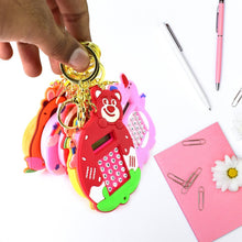 Mini Digital calculator Keychain (1 pc / Mix Design) - justgrabit.in | Just Grab It