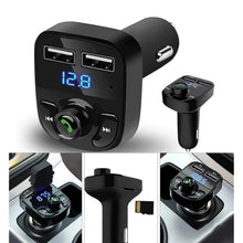 CAR - X8 Bluetooth FM Transmitter Kit with Dual USB Fast Charger - Justgrabit Inc.