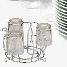 Stainless Steel Glass Holder Glass Hanging Organizer for Kitchen Bars Pubs (MOQ : - 2 Pc) - Justgrabit Inc.