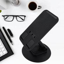 Rotating Foldable Mobile Stand – Height & Angle Adjustable Phone Holder for Desk (1 Pc) - Justgrabit Inc.
