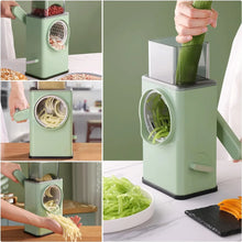 Stainless Steel Vegetable Chopper with 6 Blades - Kitchen Mandoline Slicer - Justgrabit Inc.