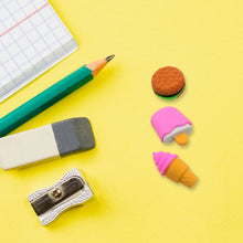 Mix Design Fancy & Stylish Colorful Erasers (1 Set / 3 Pc Set) - justgrabit.in | Just Grab It